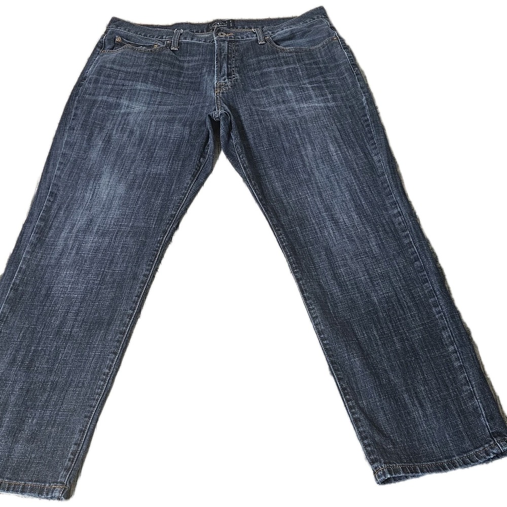 Lucky Brand Men's 221 Original Straight Denim 38x29 Medium Wash Blue Jeans Stret